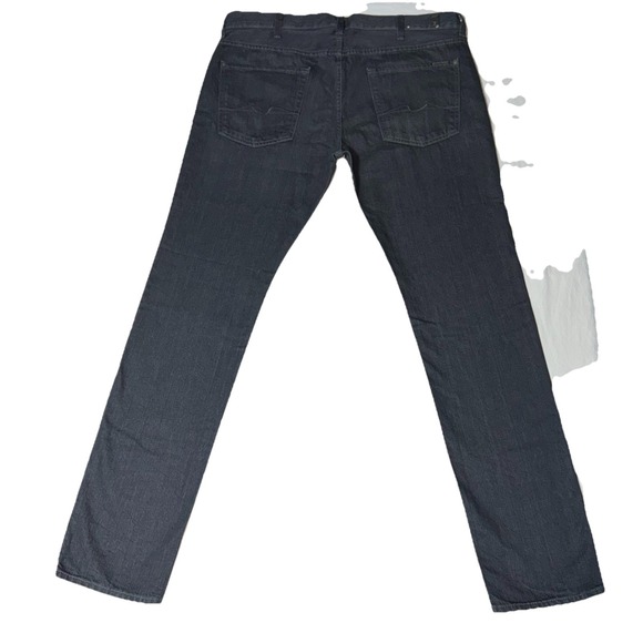 7 For All Mankind Paxtyn Jeans Men's 38x33 Gray Luxe Skinny Performance Stretch - Picture 3 of 11